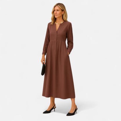 Mistrève | Robes Maxi de Luxe pour Femme – Élégance Structurée, Charme Intemporel
