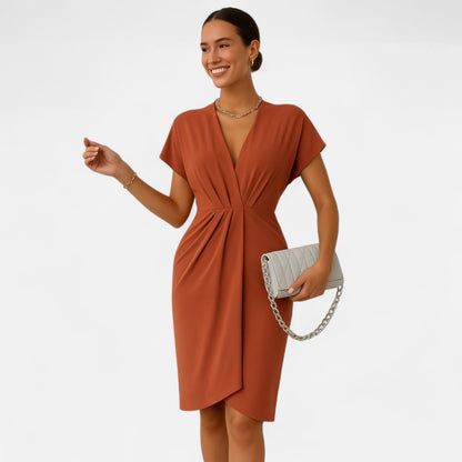 Mistrève | Robes Midi de Luxe pour Femme – Élégance Structurée, Charme Intemporel