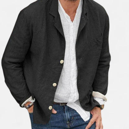 Mistrève | Blazer en Lin pour Homme – Raffinement Estival, Élégance Sans Effort