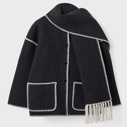Manteau Long Matelassé d'Hiver pour Femmes