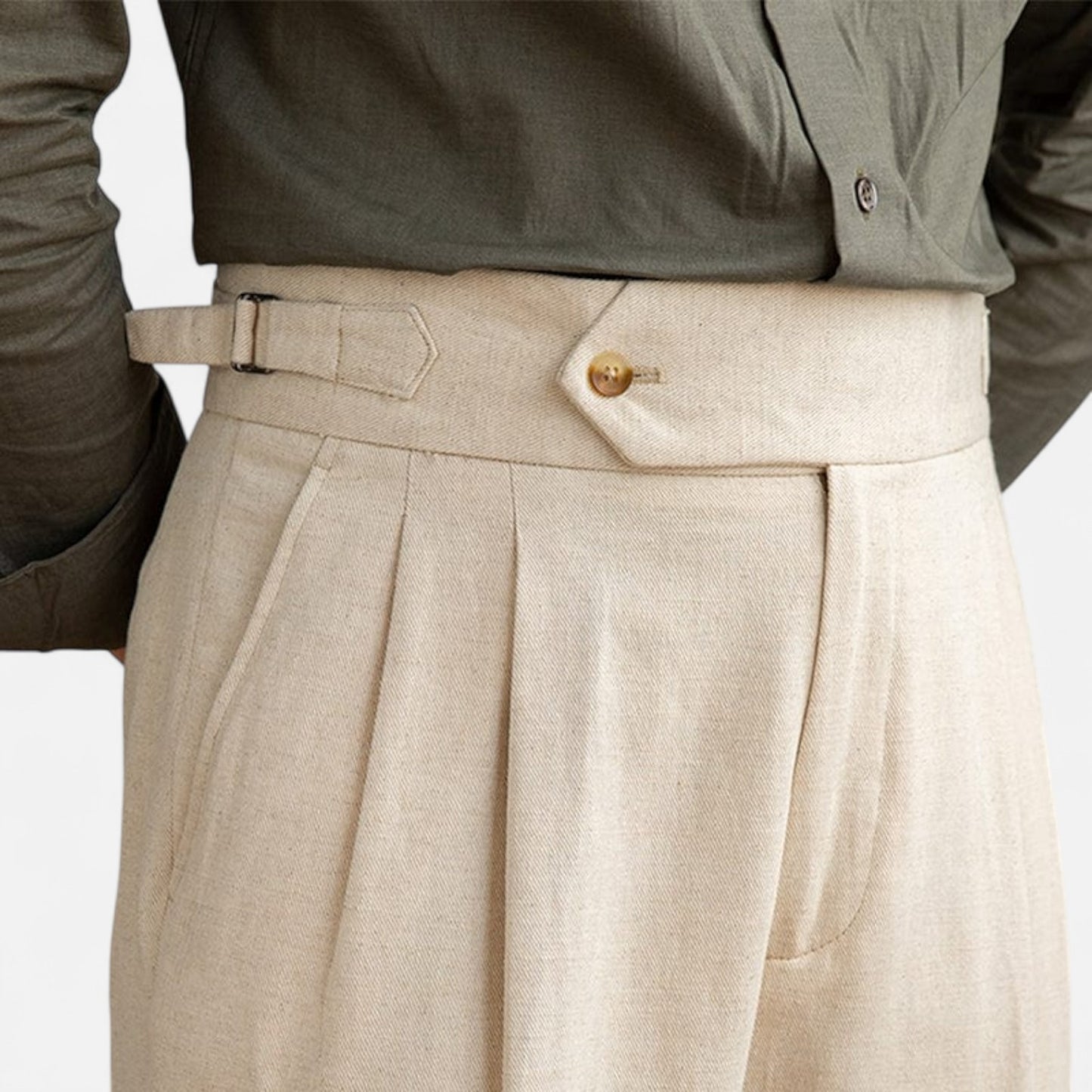 Mistrève | Pantalon Tailleur Droit pour Homme – Ligne Aristocratique, Élégance Intemporelle