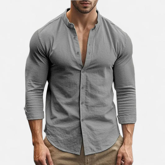 Mistrève | Chemise Homme en Lin et Coton Léger – Fraîcheur Naturelle et Élégance Estivale