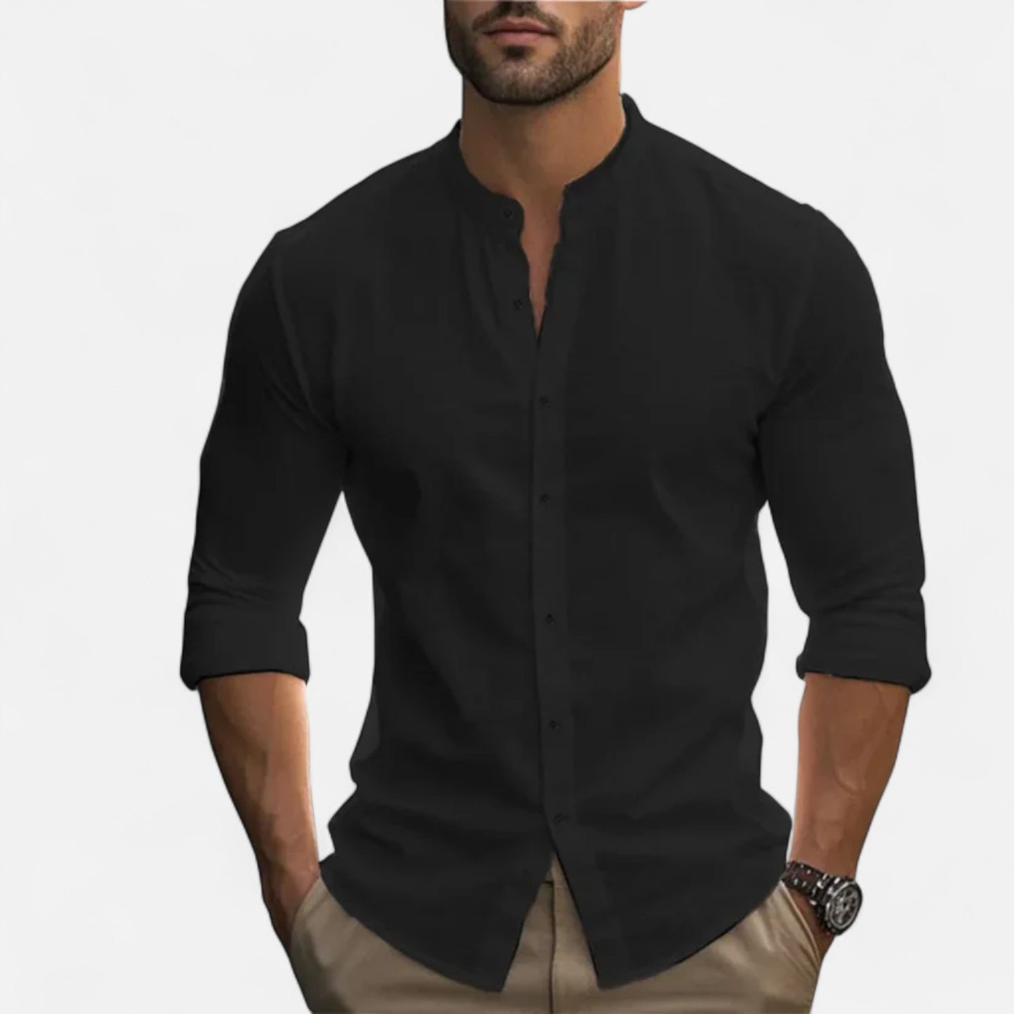 Mistrève | Chemise Homme en Lin et Coton Léger – Fraîcheur Naturelle et Élégance Estivale