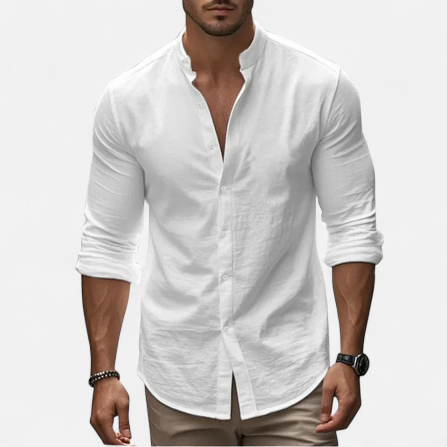 Mistrève | Chemise Homme en Lin et Coton Léger – Fraîcheur Naturelle et Élégance Estivale