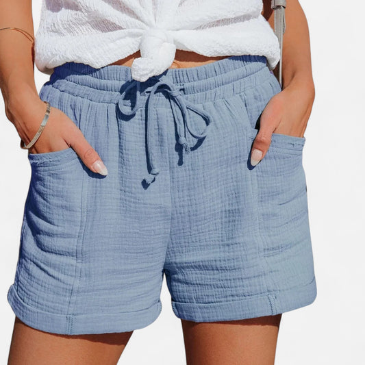 Mistrève | Short Élégance Coton Femme – Légèreté Naturelle, Style Intemporel