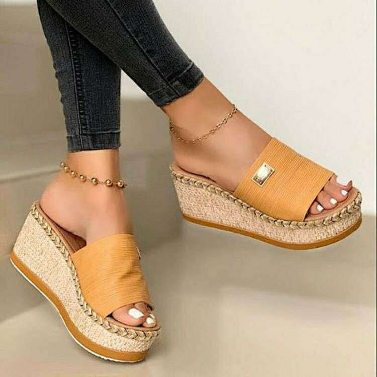 Vanessa™ – Sandales à Talon Wedge de Plage pour Femmes