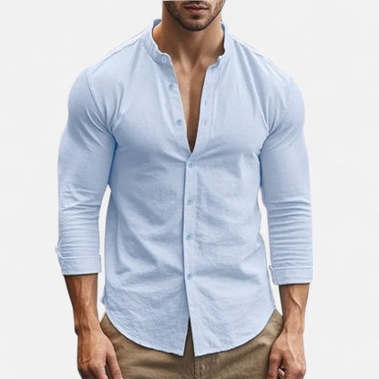 Mistrève | Chemise Homme en Lin et Coton Léger – Fraîcheur Naturelle et Élégance Estivale