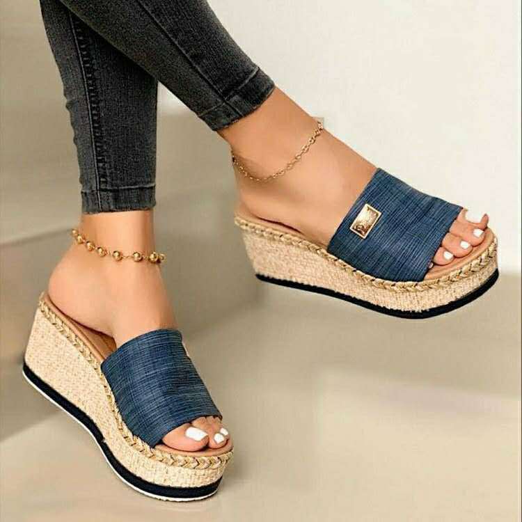 Vanessa™ – Sandales à Talon Wedge de Plage pour Femmes