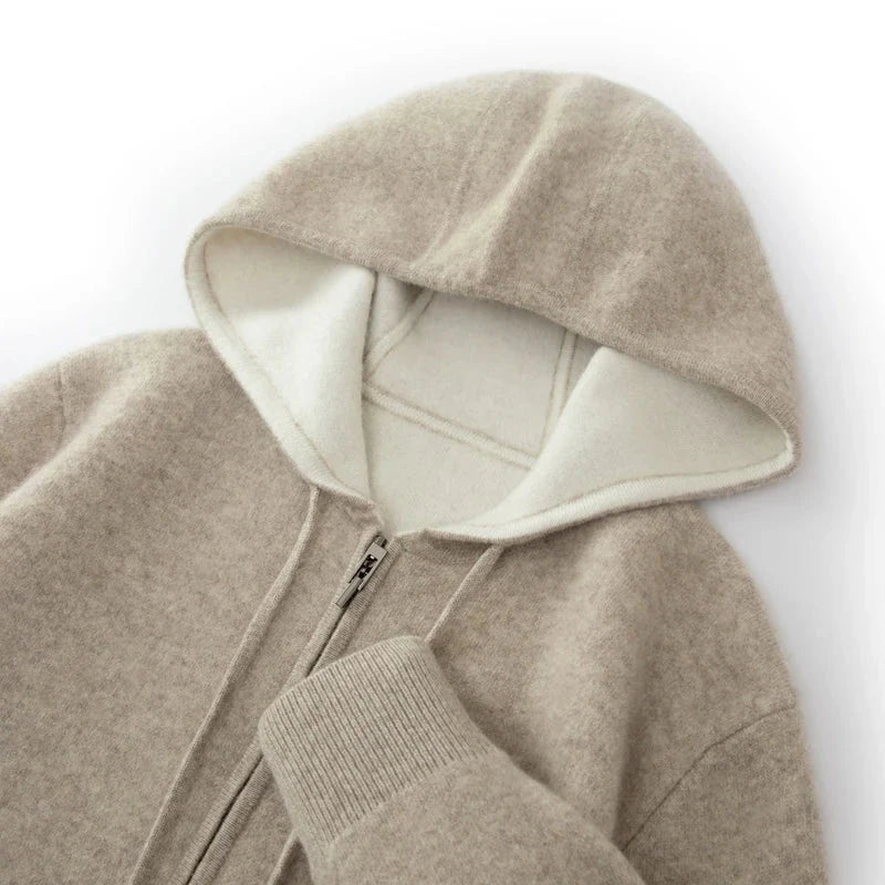 Mistrève | Cardigan Zippé en Cachemire Homme – Luxe Intemporel et Confort Absolu