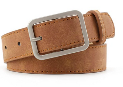 Mistrève | Ceinture Homme en Cuir Véritable et Sangle Oxford – Sobriété Masculine et Finition Durable
