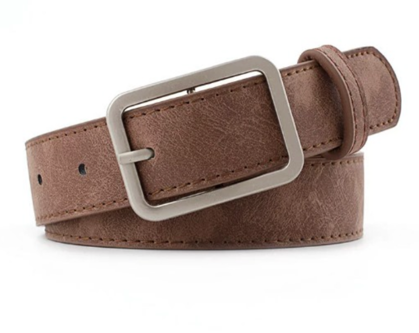 Mistrève | Ceinture Homme en Cuir Véritable et Sangle Oxford – Sobriété Masculine et Finition Durable