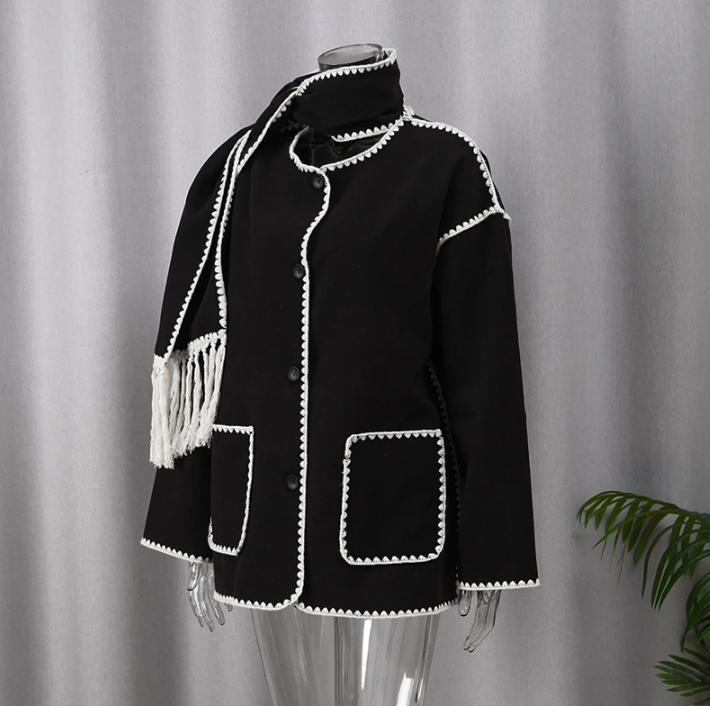 Manteau Long Matelassé d'Hiver pour Femmes