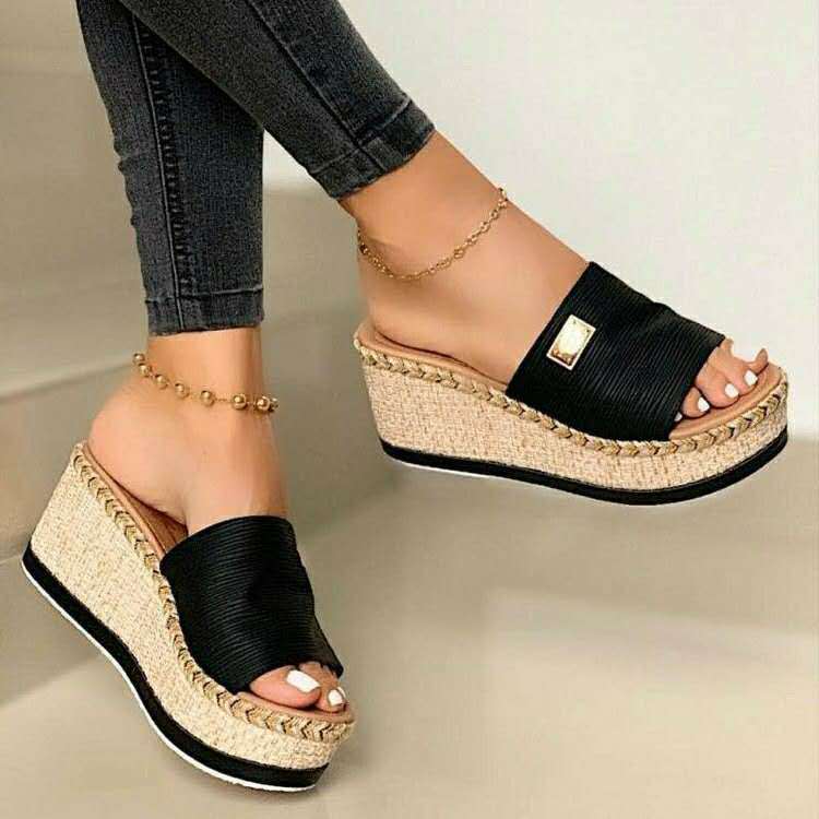 Vanessa™ – Sandales à Talon Wedge de Plage pour Femmes