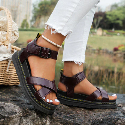 Delphine™ – Sandales à Semelle Épaisse pour Femmes