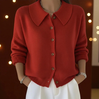 Milena | Cardigan avec col