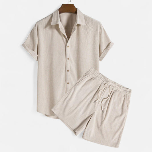 Mistrève | Ensemble Homme Été Lin-Coton – Fraîcheur & Élégance Décontractée