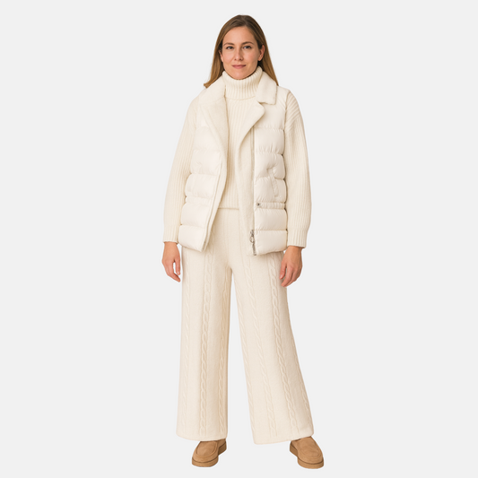 Mistrève | Ensemble Femme 3 Pièces – Élégance Contemporaine & Confort Douillet