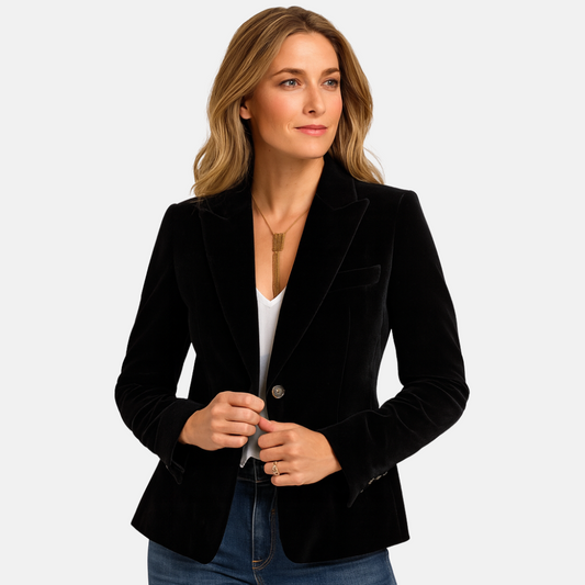 Mistrève | Blazer Femme Rétro à Revers – Élégance Intemporelle et Style Polyvalent