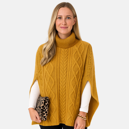 Mistrève | Pull Femme Col Montant  – Confort Décontracté et Élégance Moderne