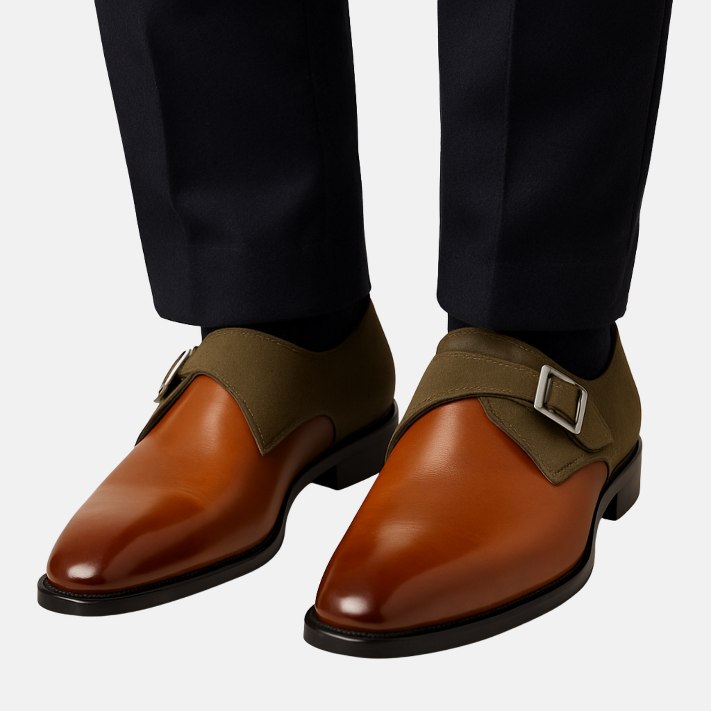 Mistrève | Mocassins Homme en Suédine Bi-Matière – Élégance Distinguée et Confort Intemporel