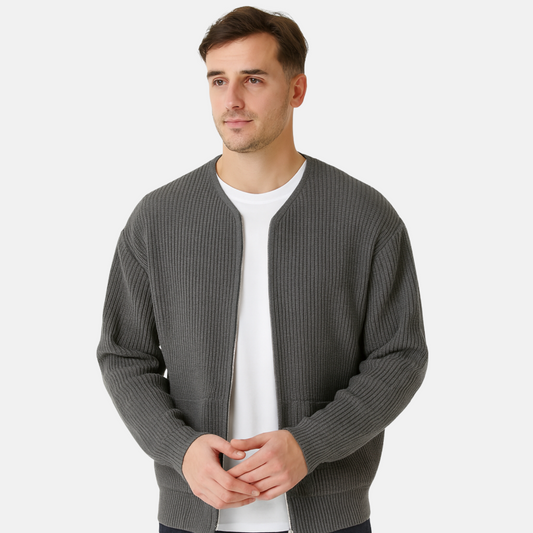 Mistrève | Cardigan Homme en Maille Premium – Style Moderne et Confort Élégant