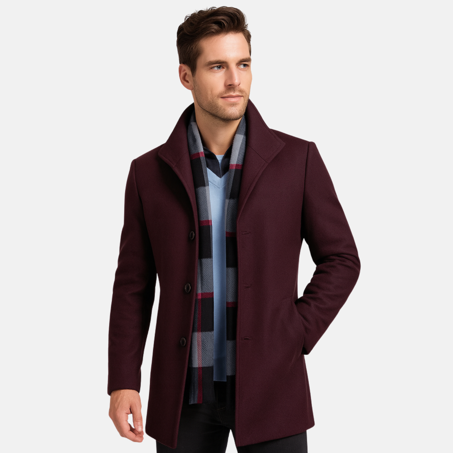 Mistrève | Trench En Cachemire Britannique Homme – La Prestance Classique Réinventée