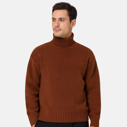 Mistrève | Pull Col Roulé Homme – Élégance Minimaliste et Chaleur Moderne
