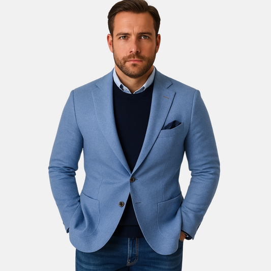 Mistrève | Blazer Homme Classique Intemporel – Élégance Discrète et Style Polyvalent