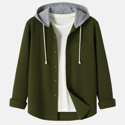 Mistrève | Hoodie Homme en Velours Côtelé – Élégance Intemporelle & Confort Durable