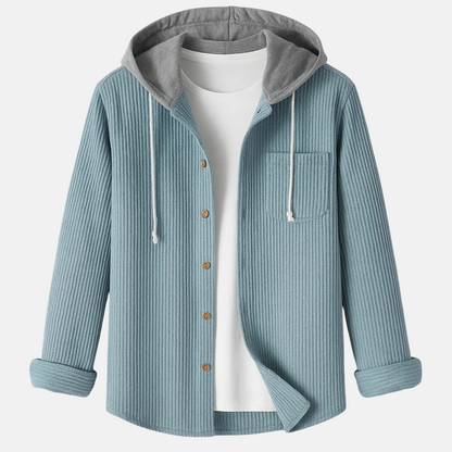 Mistrève | Hoodie Homme en Velours Côtelé – Élégance Intemporelle & Confort Durable