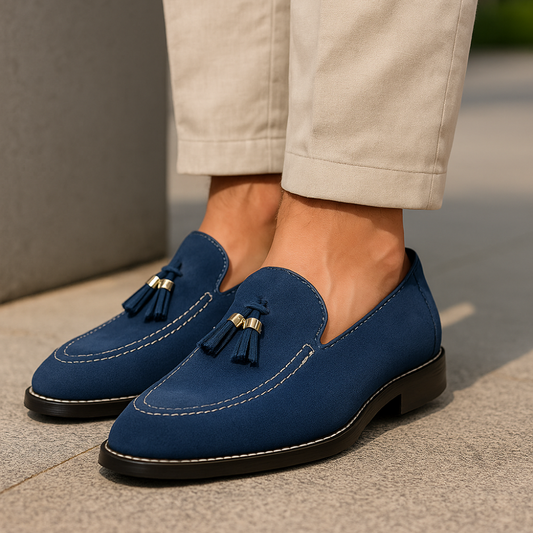 Mistrève | Mocassins en Daim à Pampilles pour Homme