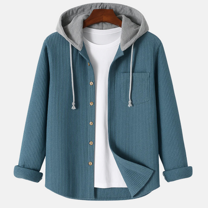 Mistrève | Hoodie Homme en Velours Côtelé – Élégance Intemporelle & Confort Durable