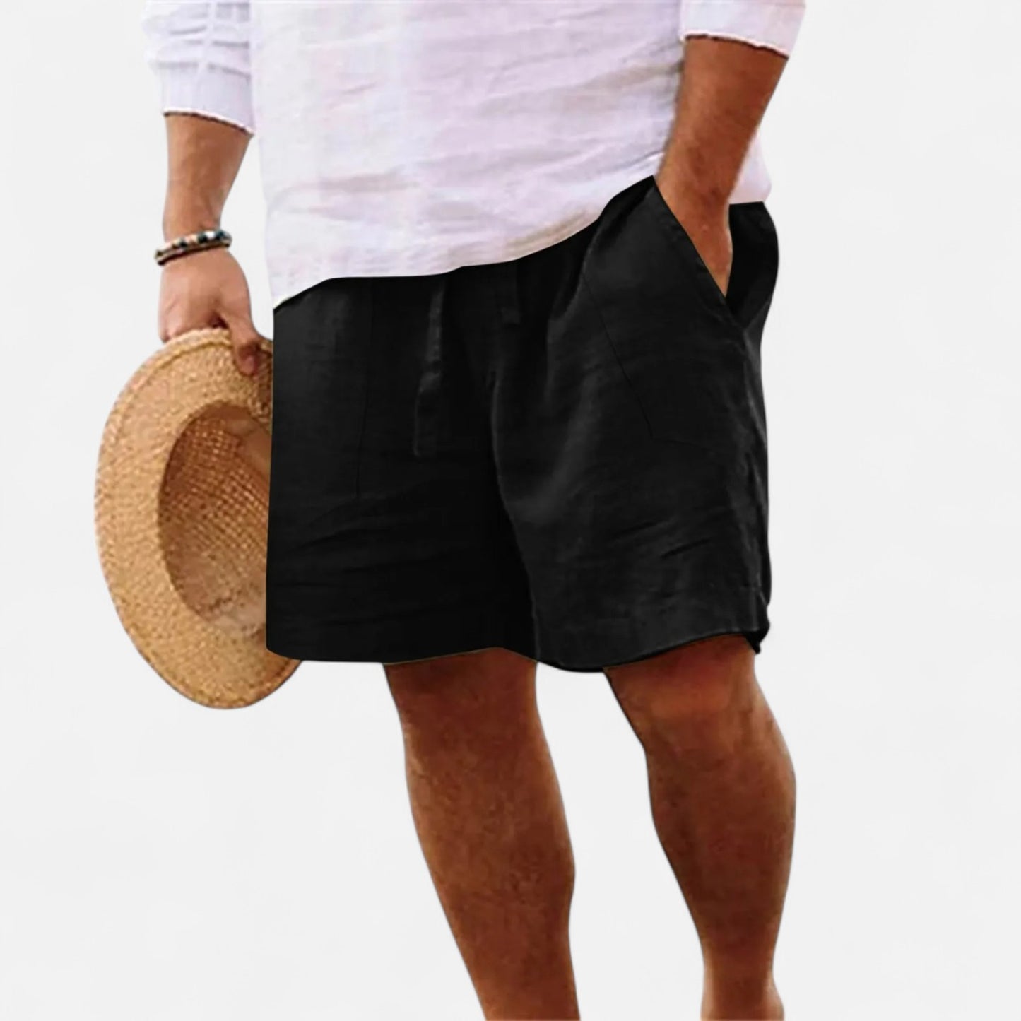 Mistrève | Short en Lin pour Homme – Élégance Décontractée, Fraîcheur Estivale
