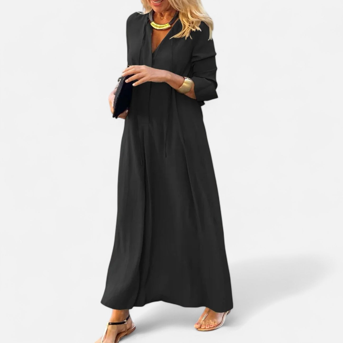 Mistrève | Robes Maxi de Luxe pour Femme – Élégance Structurée, Charme Intemporel