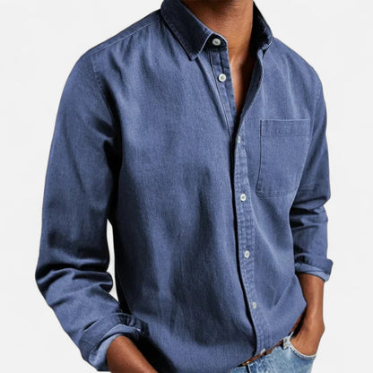 Mistrève | Chemise Homme Manche Longue Multi‑Usage – Casual Élégant, Confort Premium