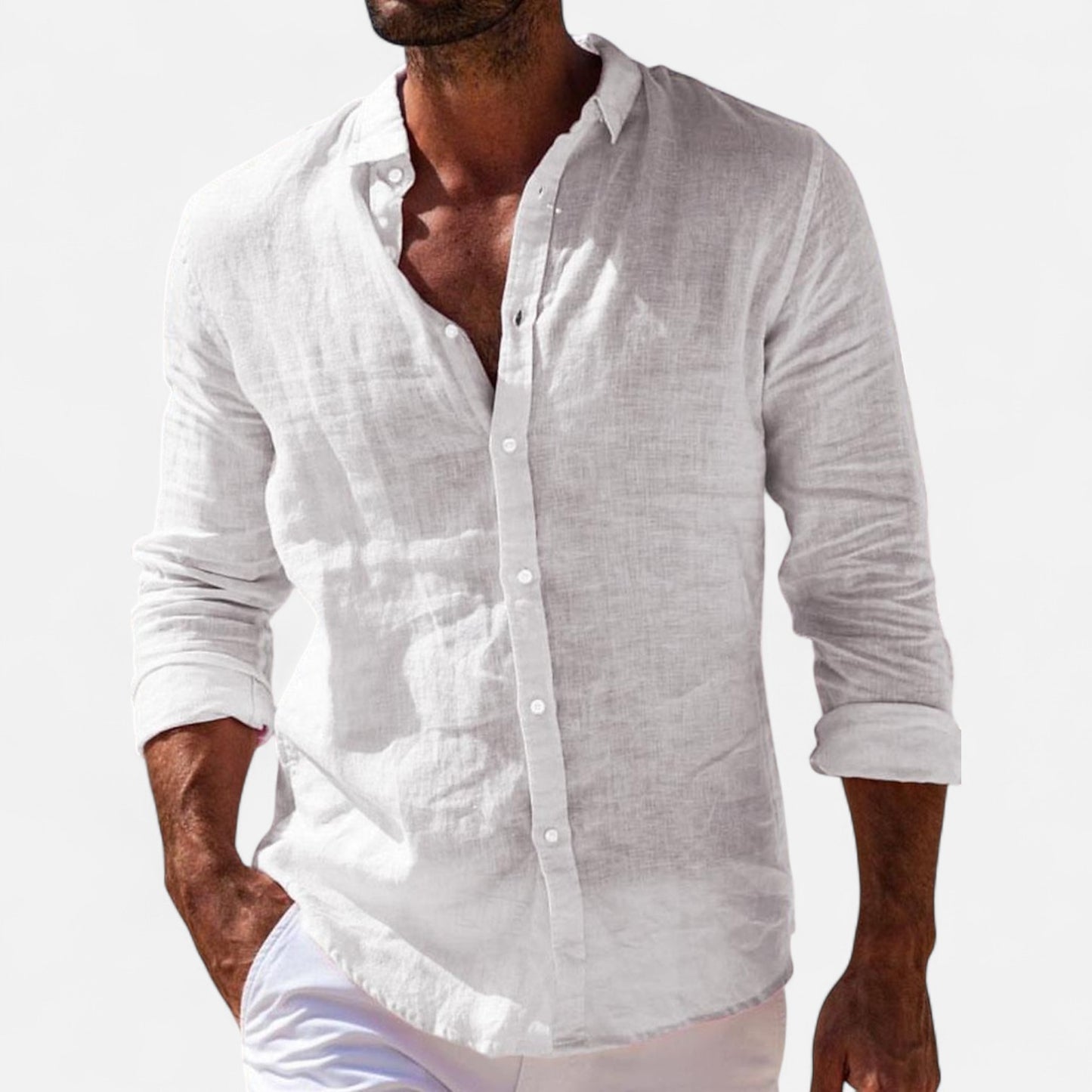 Mistrève | Chemise Homme en Lin – Élégance Légère pour l’Été