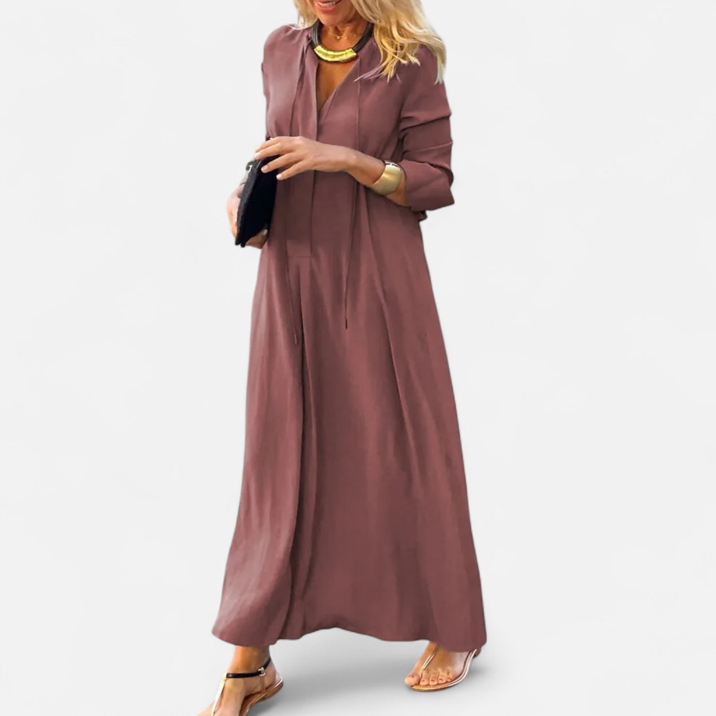 Mistrève | Robes Maxi de Luxe pour Femme – Élégance Structurée, Charme Intemporel