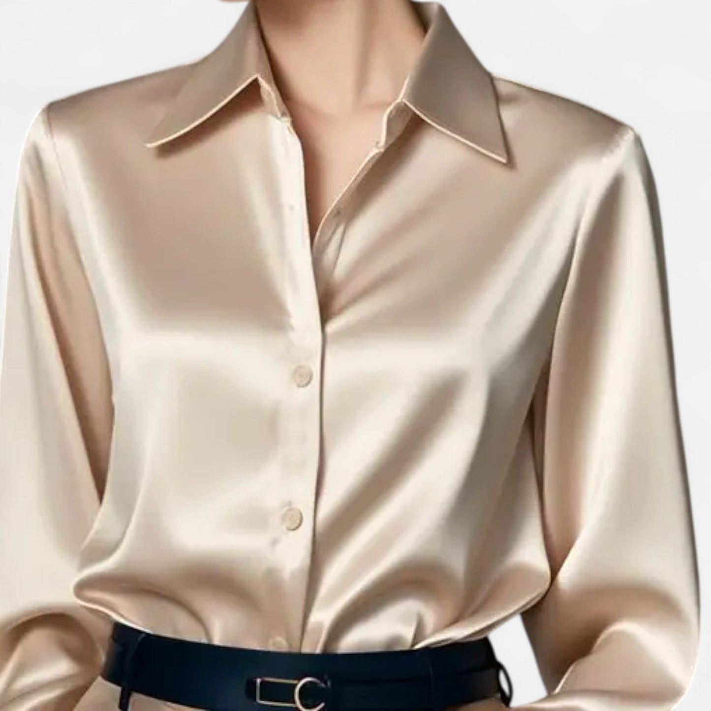 Mistrève | Chemise en Soie Élégante Femme – Raffinement Professionnel et Confort Luxueux