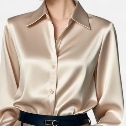 Mistrève | Chemise en Soie Élégante Femme – Raffinement Professionnel et Confort Luxueux