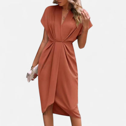 Mistrève | Robes Midi de Luxe pour Femme – Élégance Structurée, Charme Intemporel