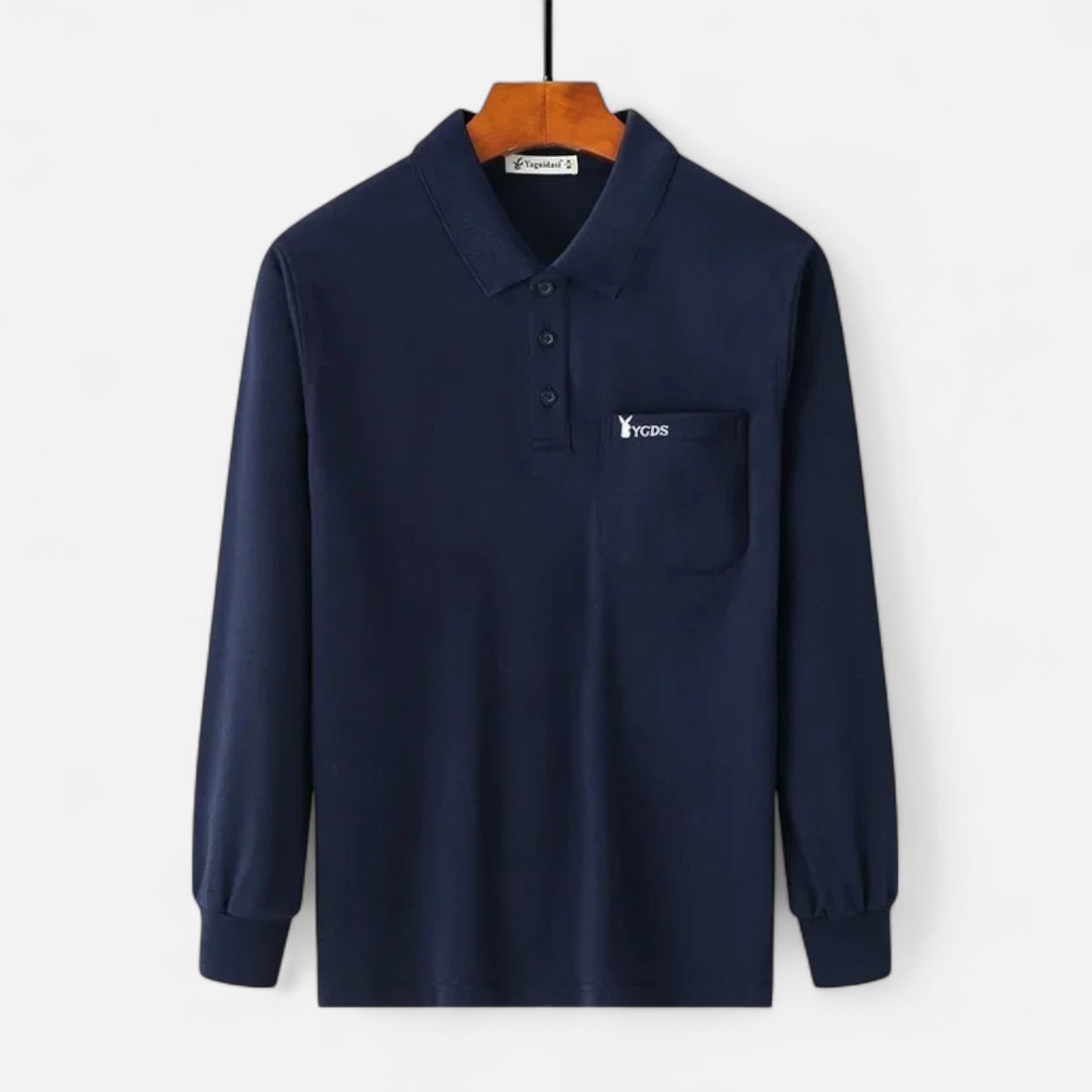Mistrève | Chemise Épaissie Manches Longues Coton – Élégance Thermique pour Homme Mature