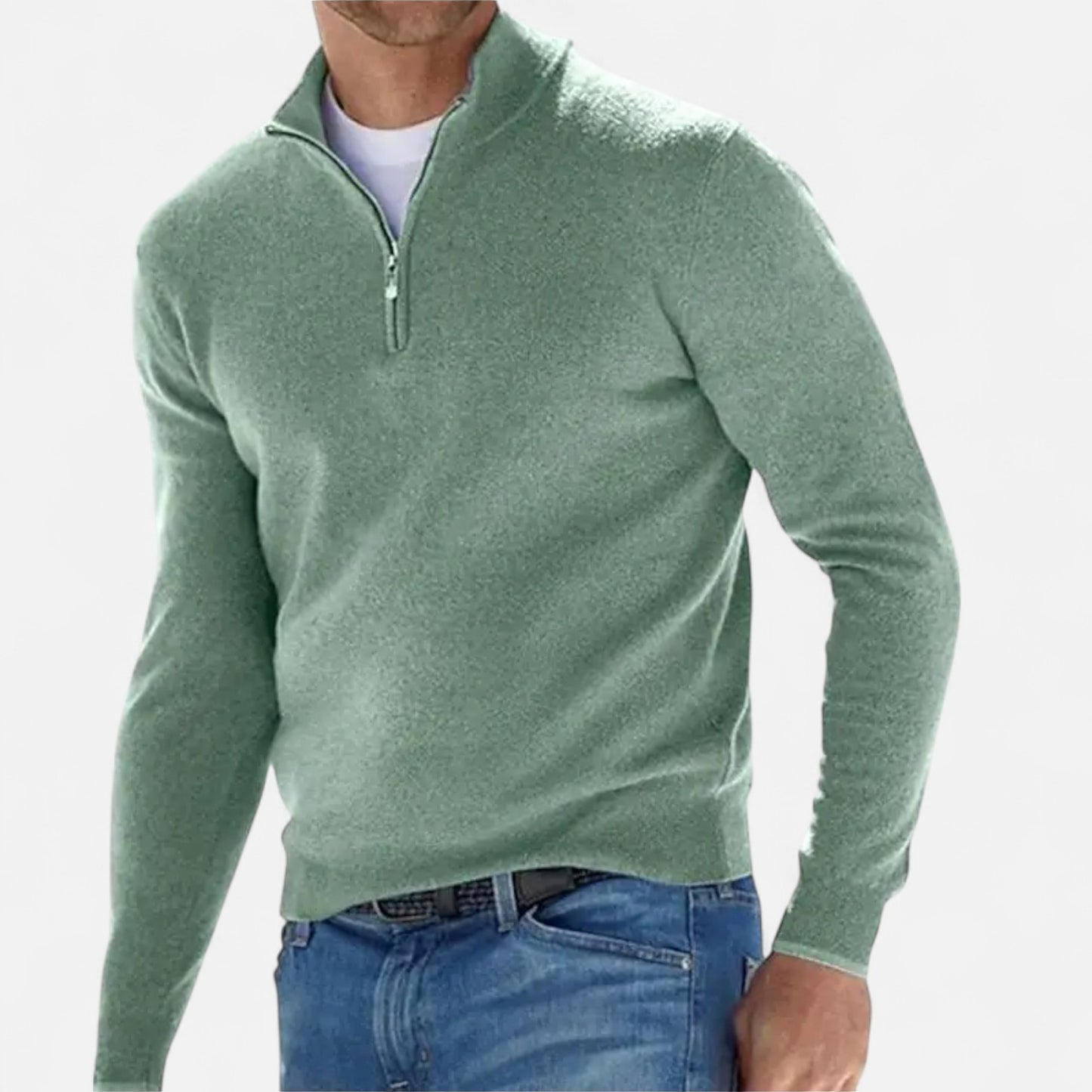 Mistrève | Pull Cachemire Manches Longues Homme – Luxe Naturel et Élégance Intemporelle