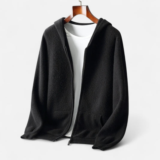 Mistrève | Haut à Capuche Zippé Homme – Confort Urbain et Style Épuré