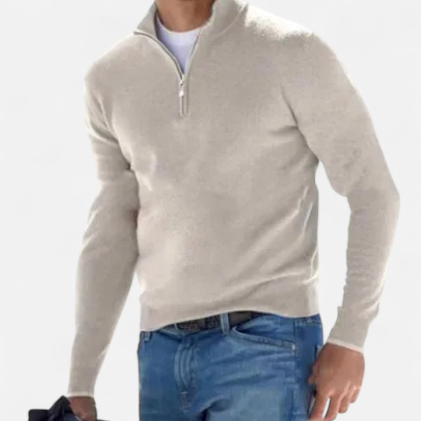 Mistrève | Pull Cachemire Manches Longues Homme – Luxe Naturel et Élégance Intemporelle