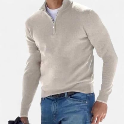 Mistrève | Pull Cachemire Manches Longues Homme – Luxe Naturel et Élégance Intemporelle