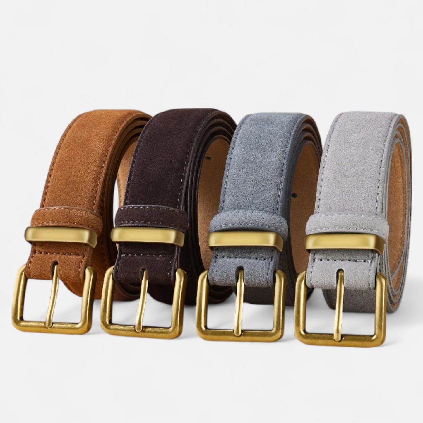 Mistrève | Ceinture Femme en Croûte de Cuir de Vachette – Élégance Luxueuse au Toucher Velouté