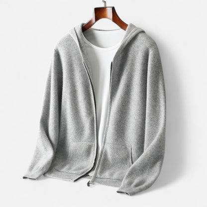 Mistrève | Haut à Capuche Zippé Homme – Confort Urbain et Style Épuré