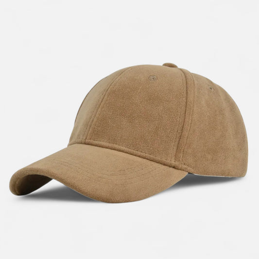 Mistrève | Casquette Rétro Homme en Suédine Unie – Style Vintage et Élégance Décontractée