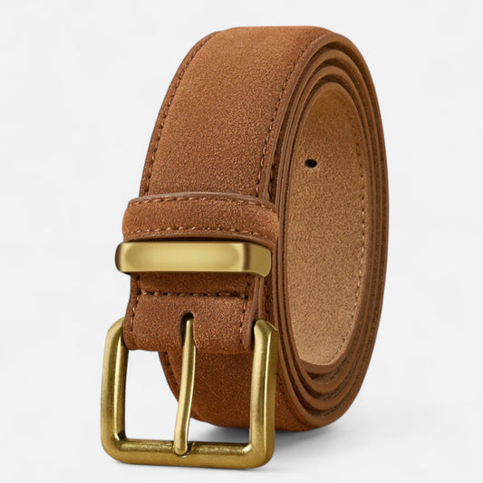 Mistrève | Ceinture Femme en Croûte de Cuir de Vachette – Élégance Luxueuse au Toucher Velouté