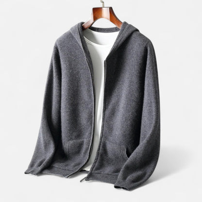 Mistrève | Haut à Capuche Zippé Homme – Confort Urbain et Style Épuré